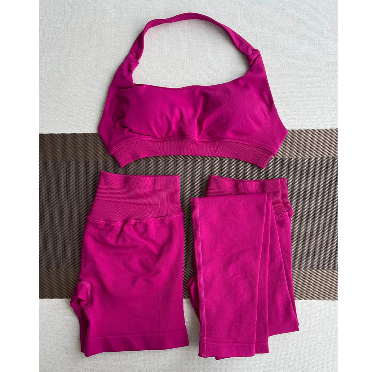 TKITK Seamless Leggings – Women’s Ribbed Gym Pants, Scrunch Bum Fitness Wear