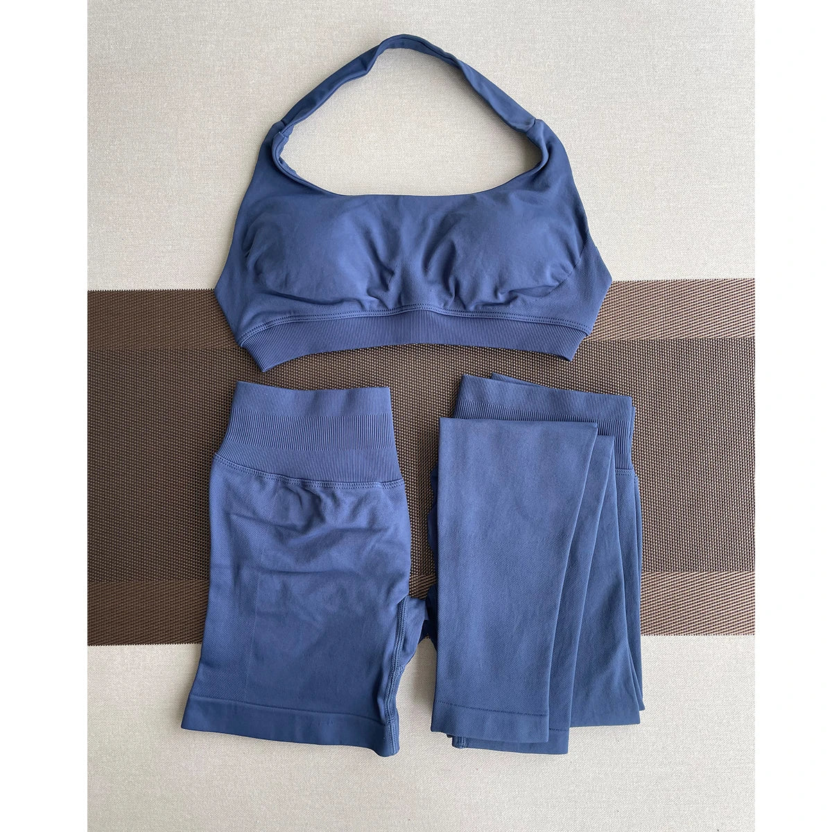 TKITK Seamless Leggings – Women’s Ribbed Gym Pants, Scrunch Bum Fitness Wear