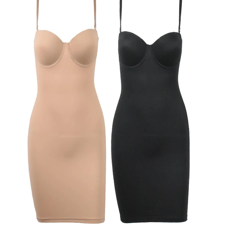 Slimming Body Shaper Slip Dress