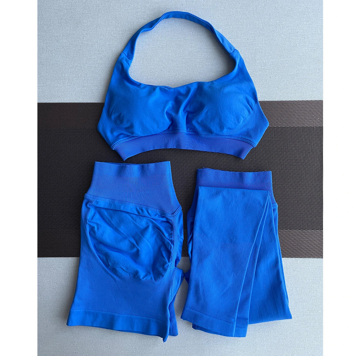 TKITK Seamless Leggings – Women’s Ribbed Gym Pants, Scrunch Bum Fitness Wear