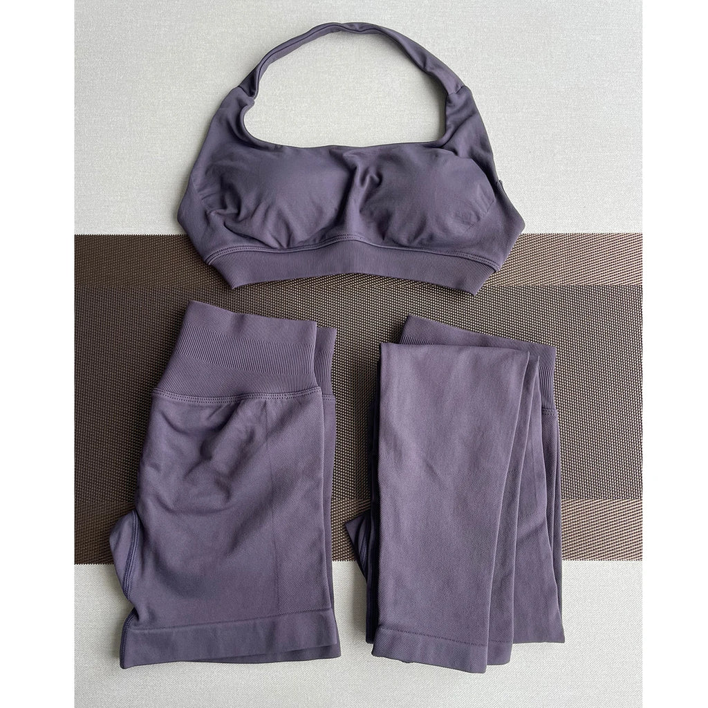 TKITK Seamless Leggings – Women’s Ribbed Gym Pants, Scrunch Bum Fitness Wear