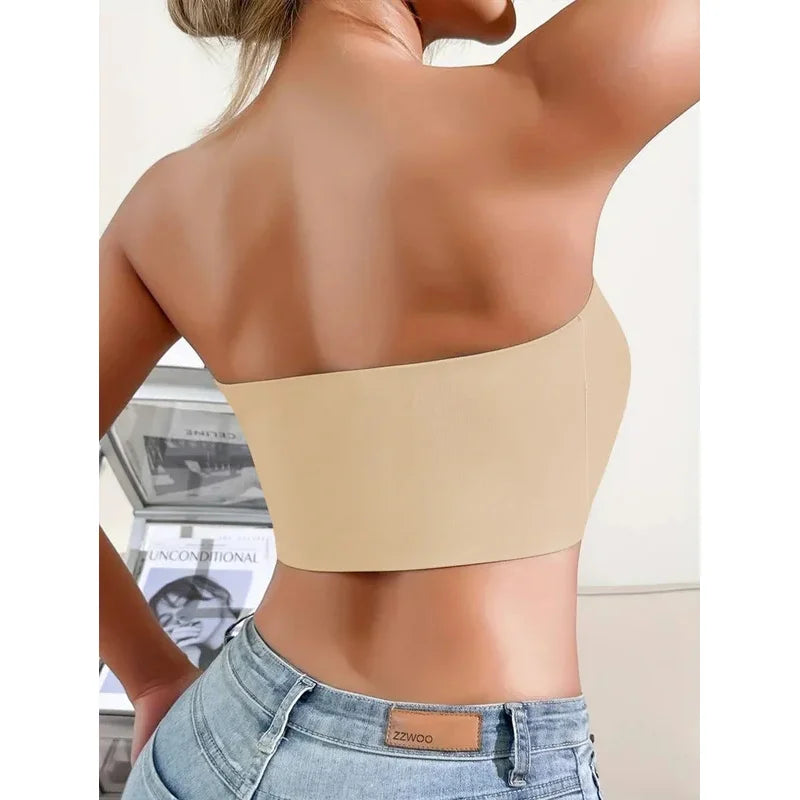 Women’s Strapless Seamless Front-Button Bra