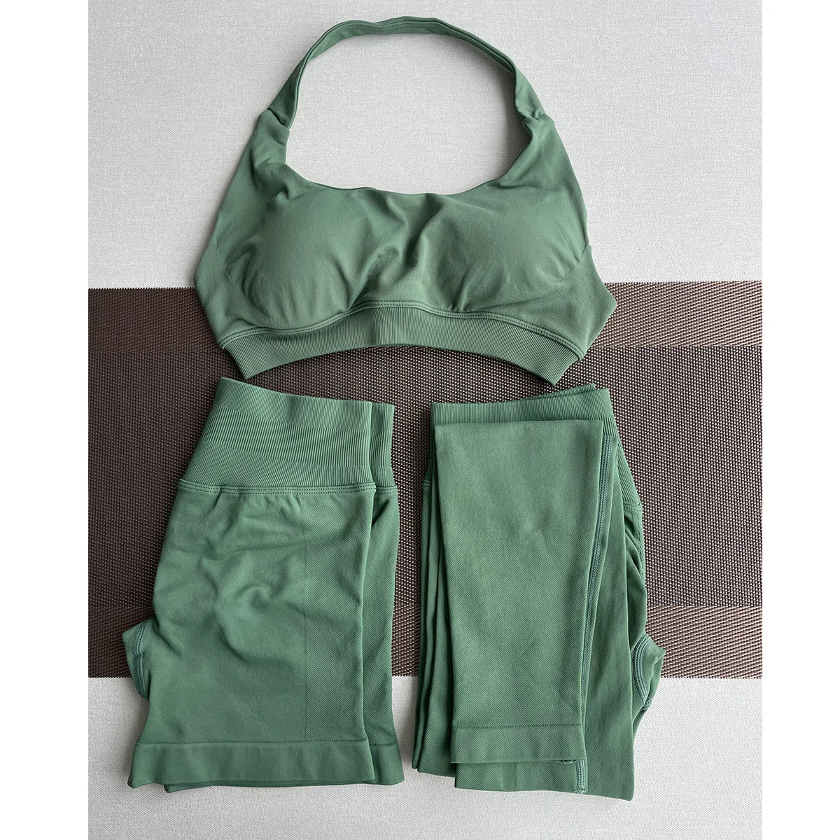 TKITK Seamless Leggings – Women’s Ribbed Gym Pants, Scrunch Bum Fitness Wear