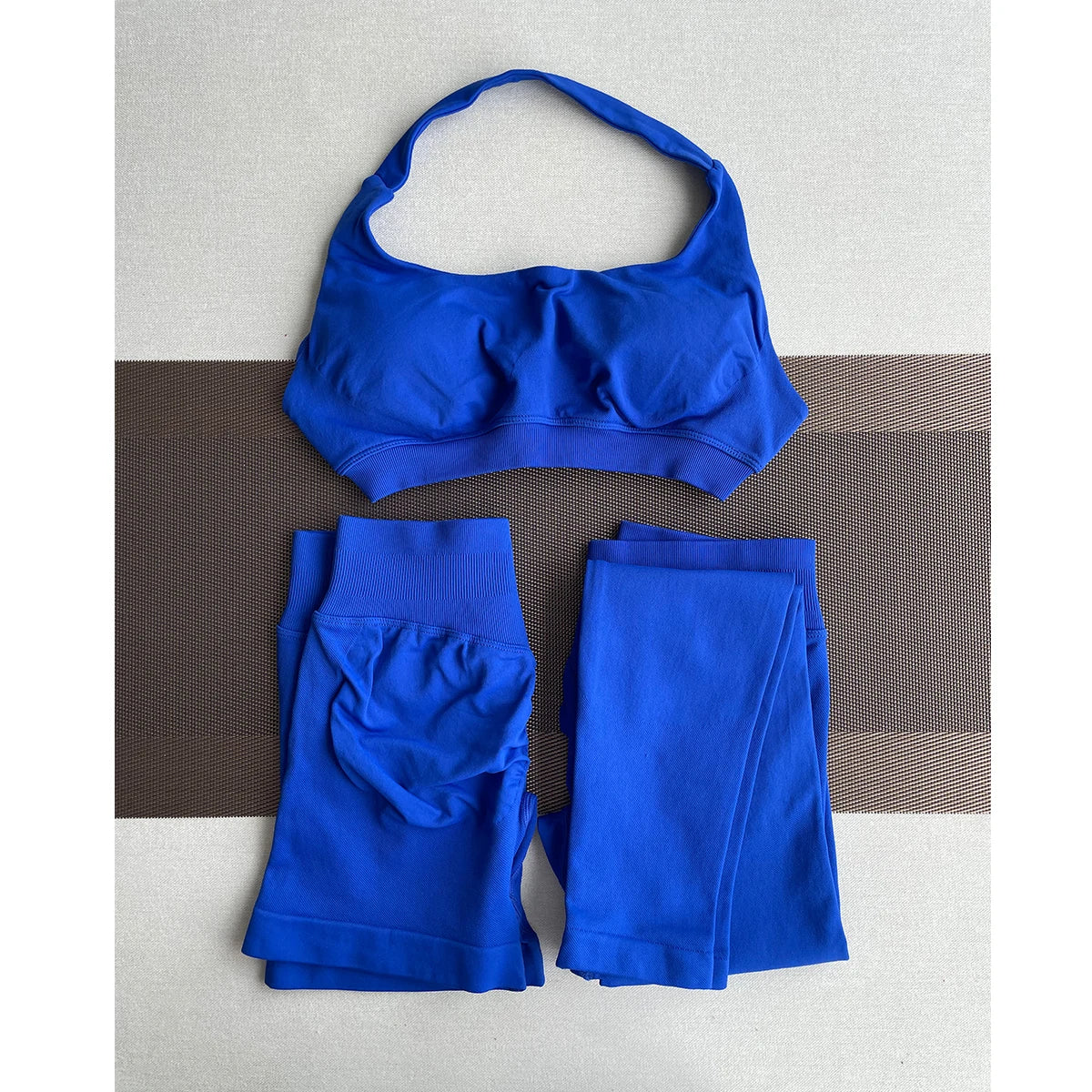 TKITK Seamless Leggings – Women’s Ribbed Gym Pants, Scrunch Bum Fitness Wear